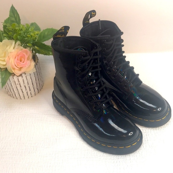 Dr Martens AirWair 1460 Patent Leather Boots Size 5 - Picture 9 of 11